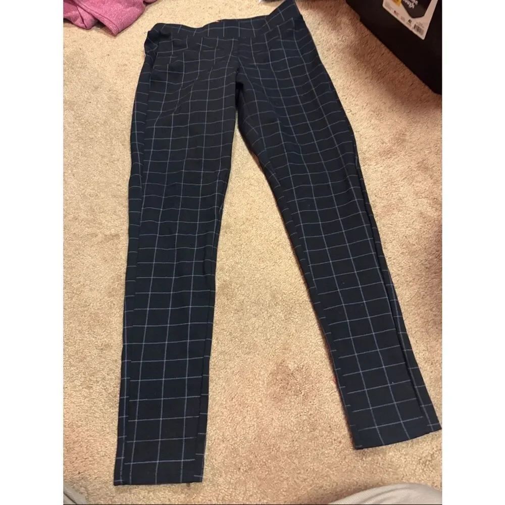 Women’s Black Windowpane Dress Pants
